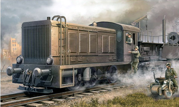 00216  техника и вооружение  German WR 360 C12 Locomotive  (1:35)